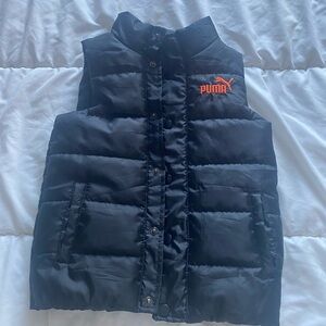 Puma Black Jacket with Orange Label Size 5T